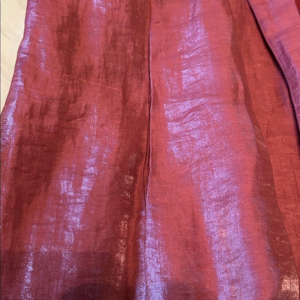 Eileen Fisher Jacket Women M Pink Silk Luxe Streetwear Shiny Chic Sustainable - Picture 10 of 10